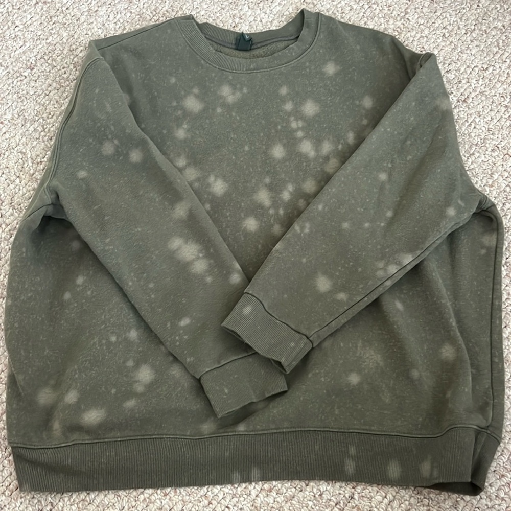 WF Oversized Acid Wash Sweatshirt